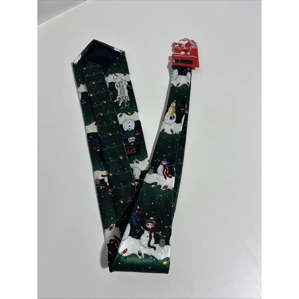 Hallmark Specialties Mens Christmas Green W/Snowmen @ Candy‎ Canes